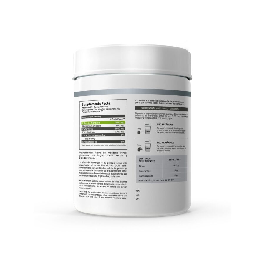 2 LIPO APPLE FIBRA CONCENTRADA  500gr-PROMOCIÓN - Imagen 3