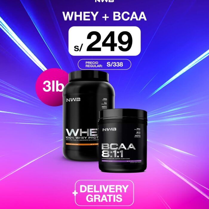 WHEY PROTEIN + BCAA-PROMOCIÓN