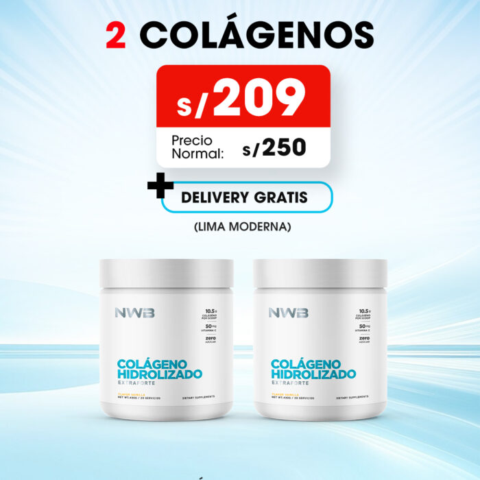 2 COLÁGENOS HIDROLIZADOS 430 gr NWB-PROMOCIÓN