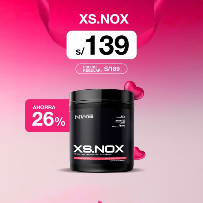 XS.NOX PRE ENTRENO 50 SERVICIOS NWB - PROMO
