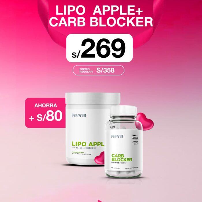 LIPO APPLE FIBRA + CARB BLOCKER - PROMO