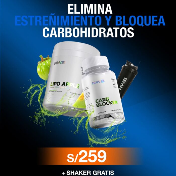 LIPO APPLE FIBRA + CARB BLOCKER - PROMO