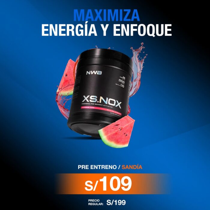 XS.NOX PRE ENTRENO 50 SERVICIOS NWB - PROMO