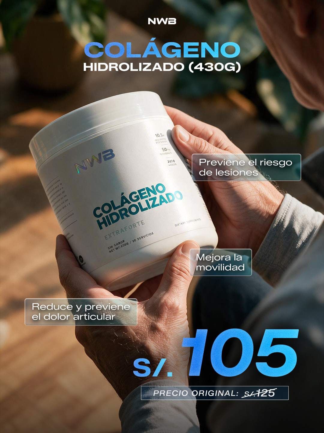 COLÁGENO HIDROLIZADO 430GR - DÍA DEL ADULTO MAYOR