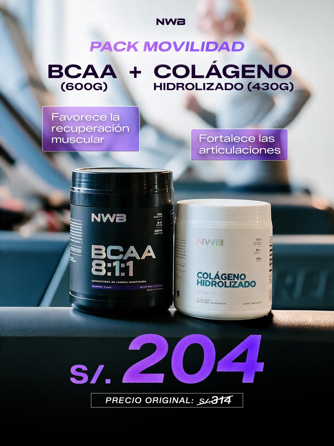 COLÁGENO HIDROLIZADOS 430GR & BCAA - DÍA DEL ADULTO MAYOR