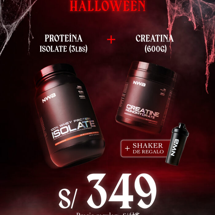 ISOLATE 3LB + CREATINA - PROMOCIÓN HALLOWEEN