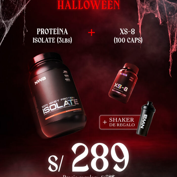 ISOLATE 3LB + XS-8 - PROMOCIÓN HALLOWEEN