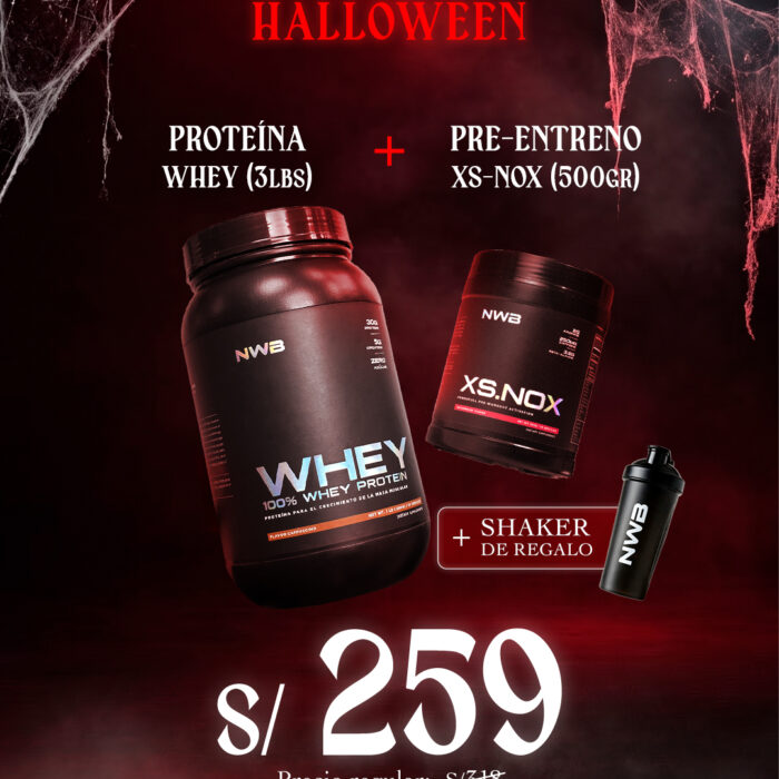 WHEY PROTEIN + XS-NOX - PROMOCIÓN HALLOWEEN
