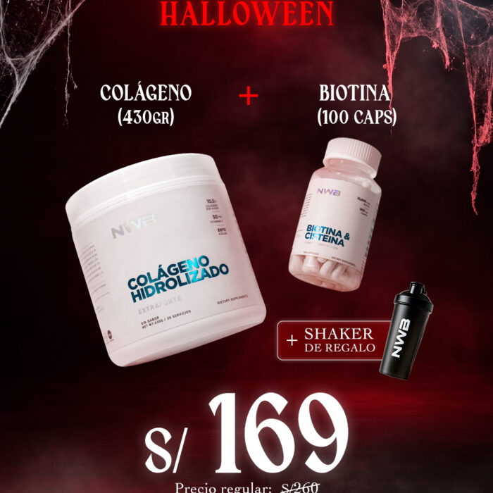 COLÁGENO HIDROLIZADO + BIOTINA - PROMOCIÓN HALLOWEEN